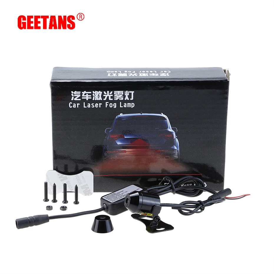 GEETANS 1 шт. 2 модели автомобиля Предупреждение лазерный задний противотуманный