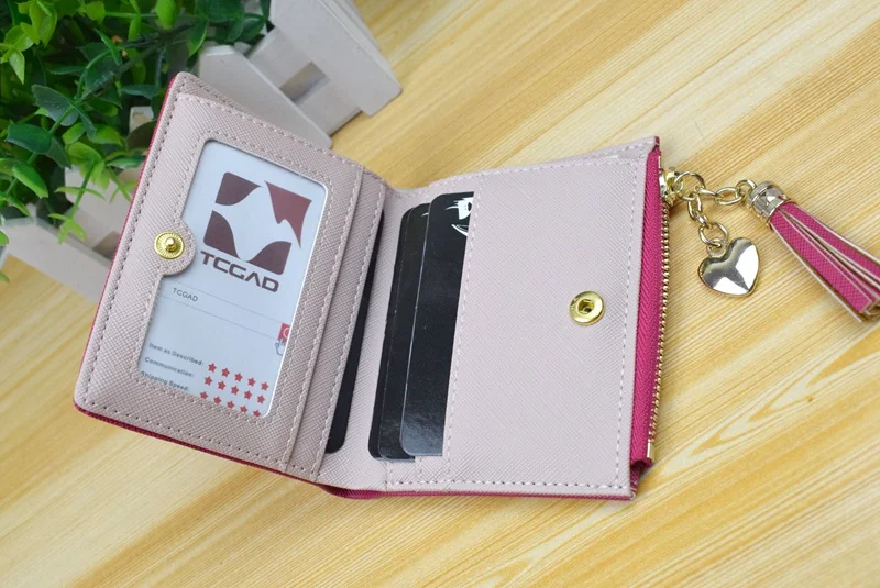 Женский кошелек с кисточками женские кошельки portfel damski feuille femme кошелек тонкие маленькие кошельки для billeteras para mujer monederos