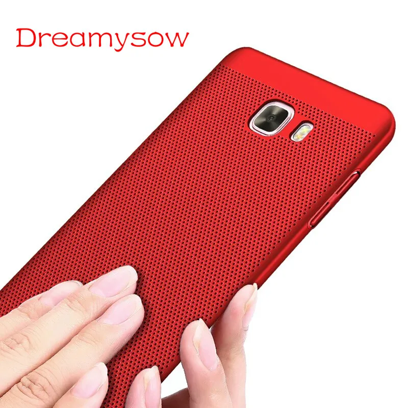 Дышащий теплоотвод ПК чехол для samsung Galaxy J3 J4 J6 плюс J7 S9 S8 Plus Note 8 J3 J5 J7 /6/5 J2 J5 J7 Prime