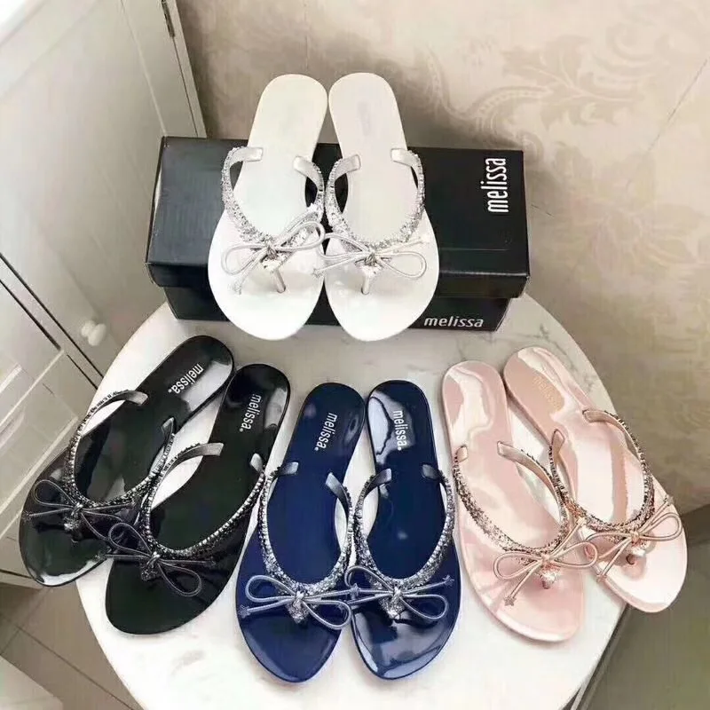 Женские шлепанцы Melissa Harmony IC новые со звездами Брендовые женские желейные туфли