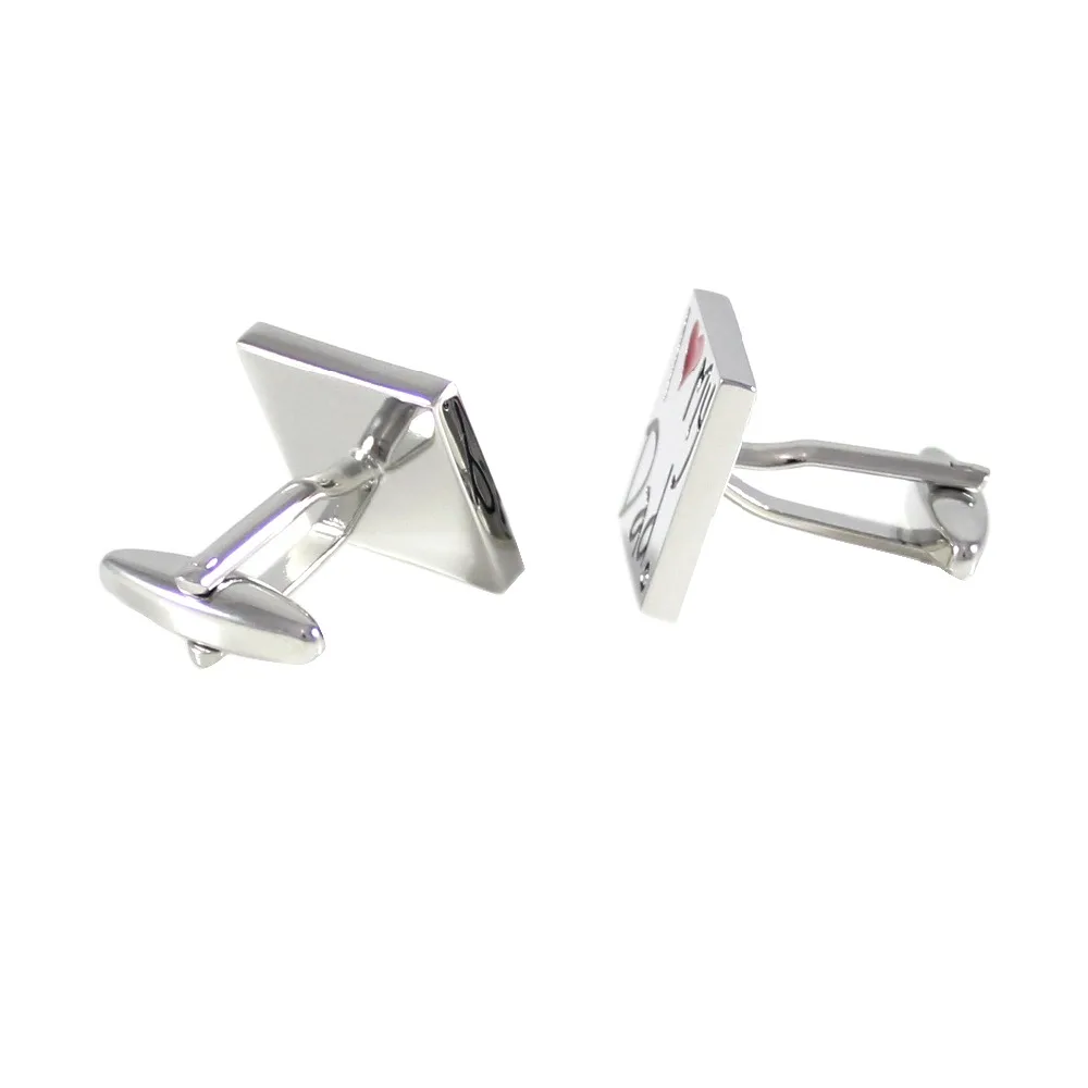 Silver Tone I Love My Dad Cufflinks Father's Day Birthday Gifts Cuff Links | Tie Clips &amp