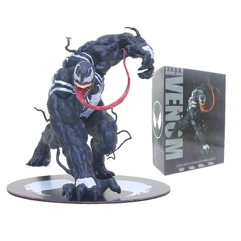 With box Marvel ПВХ Фигурки удивительный Веном Фигурки Игрушка Кукла супергерой Рождество Коллекционная модель подарок - Цвет: With box