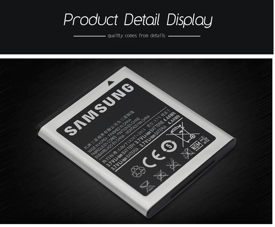 Samsung телефон Батарея EB494353VU 1200 мА-ч для samsung S5330 GT-S5570 i559 S5570 S5232 C6712 S5750 замена батареи