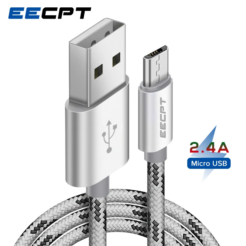 EECPT Micro USB кабель для Xiaomi Redmi Note 5 Pro Samsung S7 S6 планшет быстрая зарядка Провод зарядное