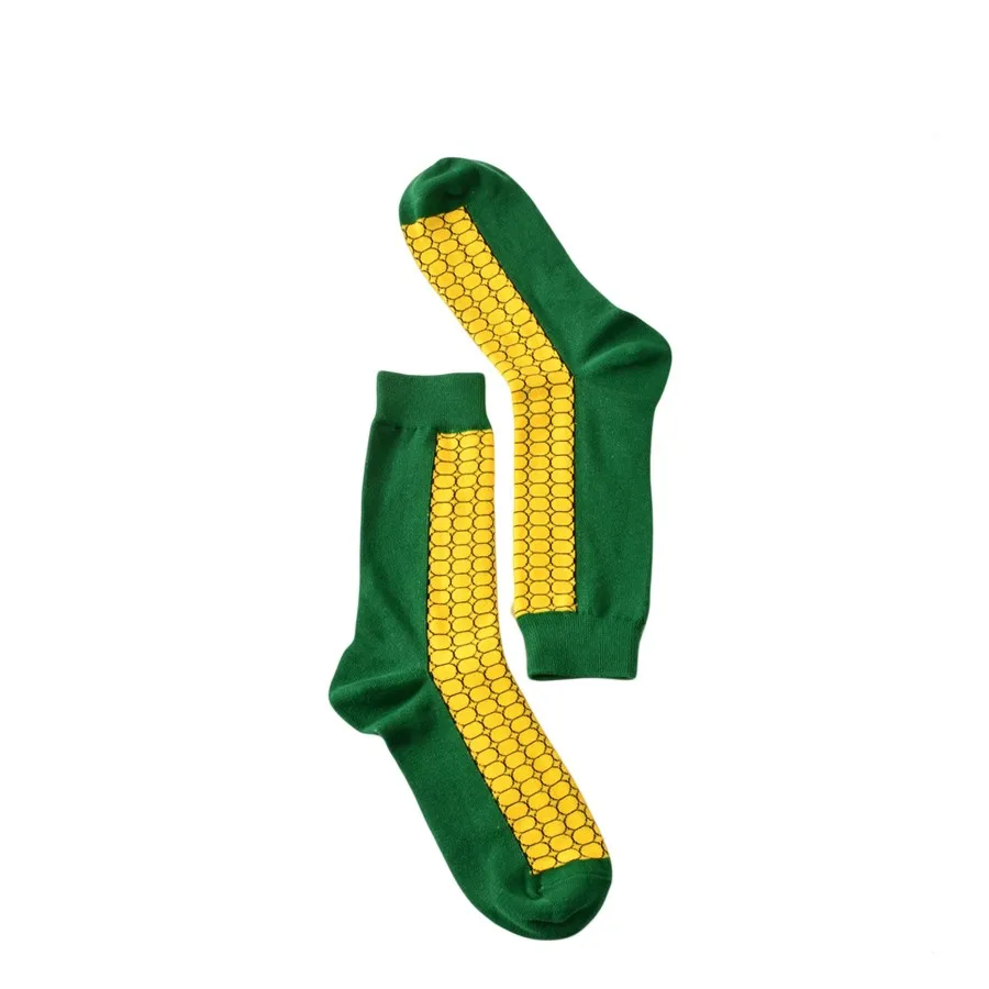 [WPLOIKJD] смешное искусство модный Творческий персонаж арбуз кукуруза лапша хот дог