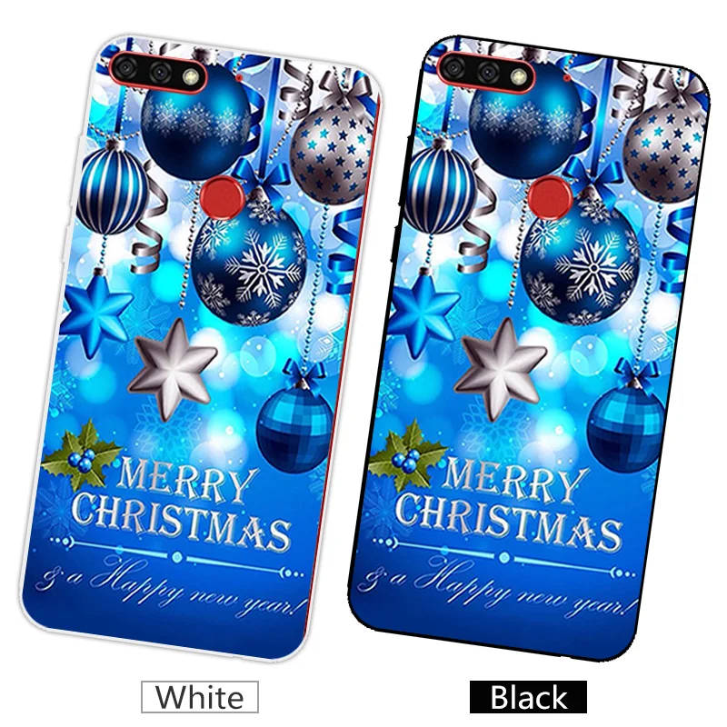 28 Для huawei Honor 7C Aum-L41 Ультратонкий чехол с прозрачными краями из мягкого ТПУ 5,7 дюйма для huawei Honor 7 C рождественские ночные силиконовые чехлы - Цвет: 28