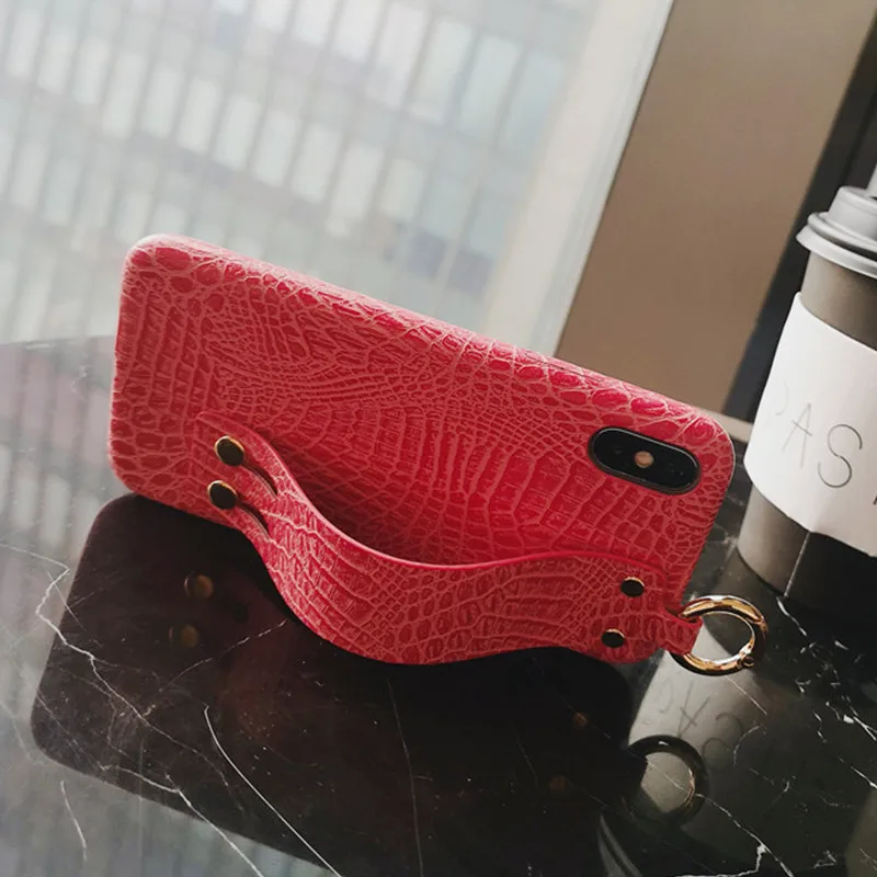 Винтажный чехол из искусственной кожи с крокодиловым узором и змеиным для iPhone 11