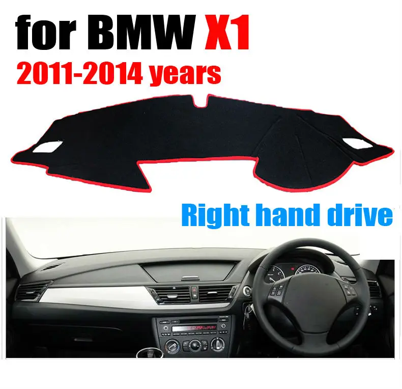 RKAC Чехлы для приборной панели автомобиля BMW X1 2011 2014 лет правые руки привод dashmat pad
