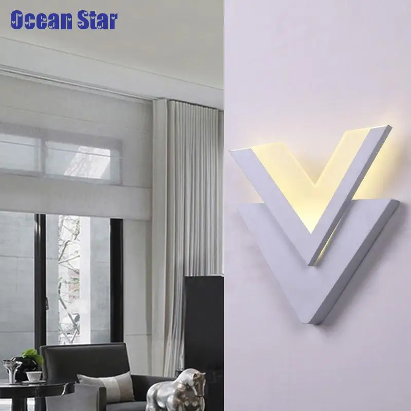 Светодиодный настенный светильник лампы для спальни аппликация фресок