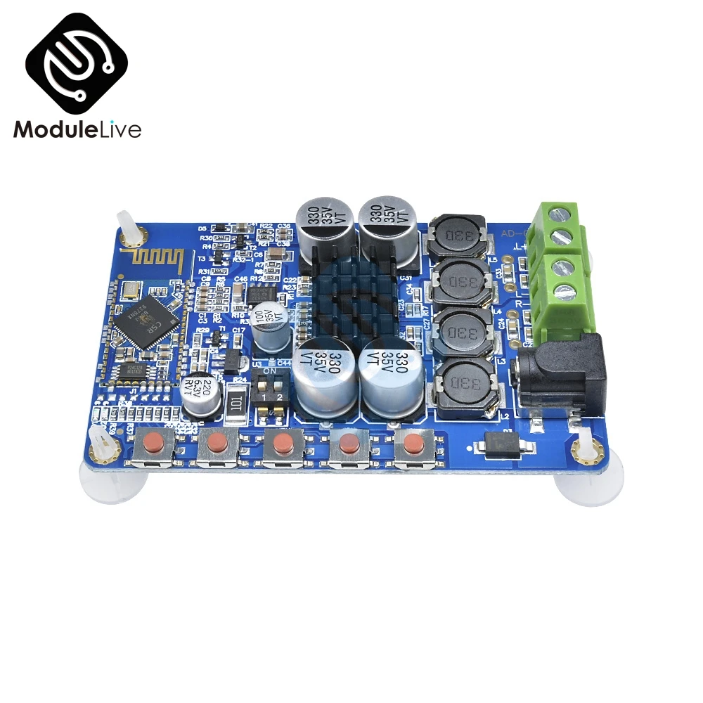 TDA7492P усилитель доска синий беспроводной Bluetooth 4,0 плеер модуль динамик аудио приемник Цифровой 8-25 В мощность 2X50 Вт Wifi