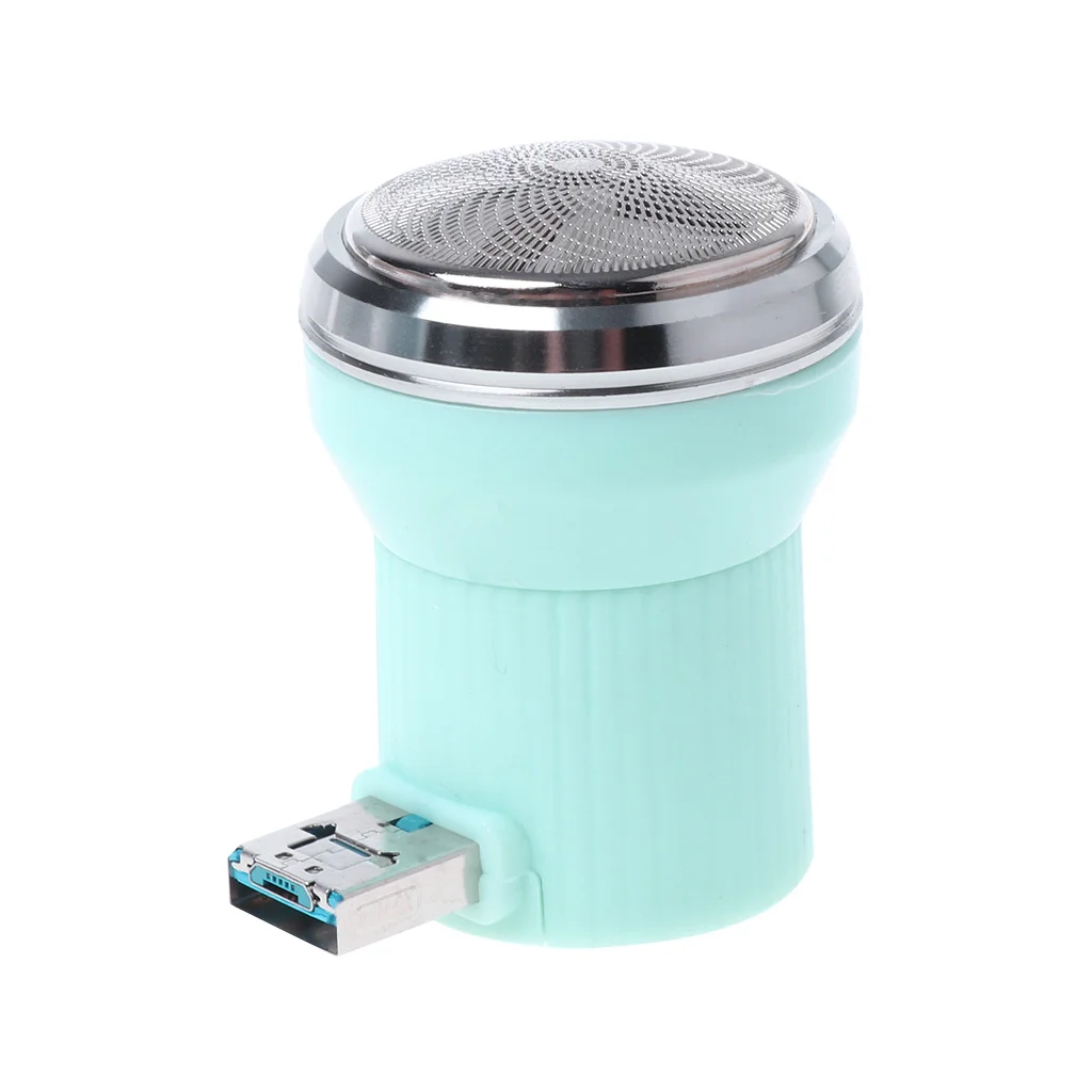 Синий Креативная портативная мини-бритва с usb-разъемом для электробритва - Цвет: Синий