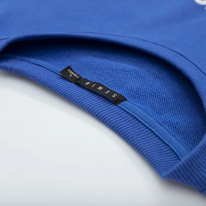 SEMIR мужская толстовка с принтом мягкий хлопковый Мужской пуловер графикой