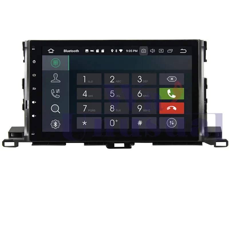 Мультимедийная магнитола wanобычно 10 1 дюйма Android 9 0 для Toyota Highlander 2015 2016 2017 GPS