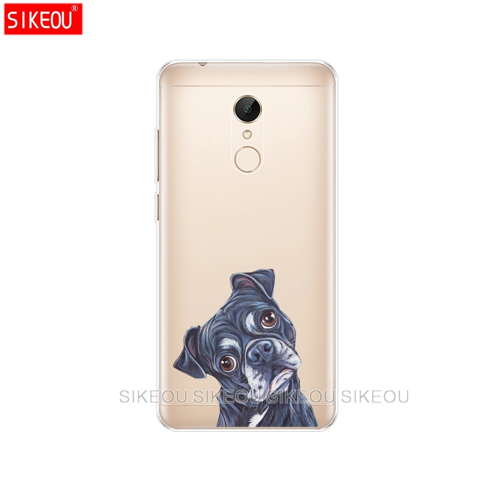 Силиконовый чехол для телефона Xiaomi redmi 5 4 1 s 2 3 3s pro PLUS note 4X 4A 5A собака и кошка Хаски