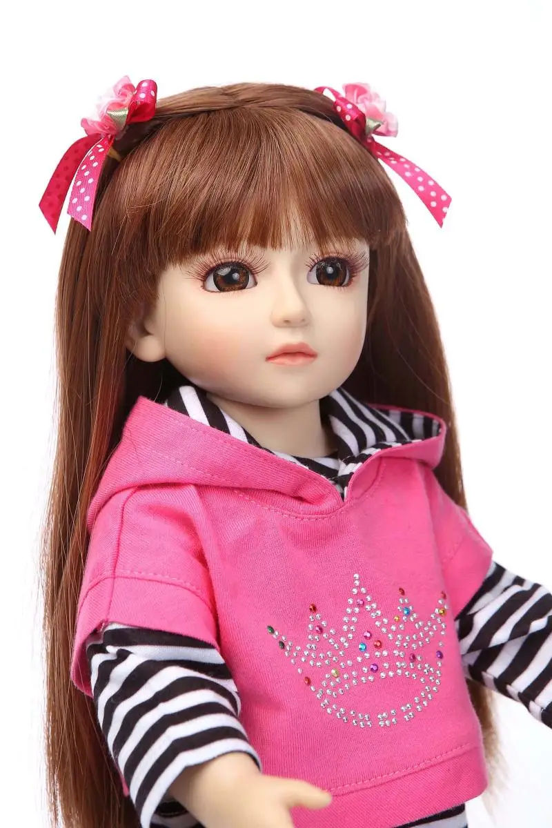 Новорожденных девочек чистые Reborn Baby20 &quotвсего тела силикона Baby Doll девочка