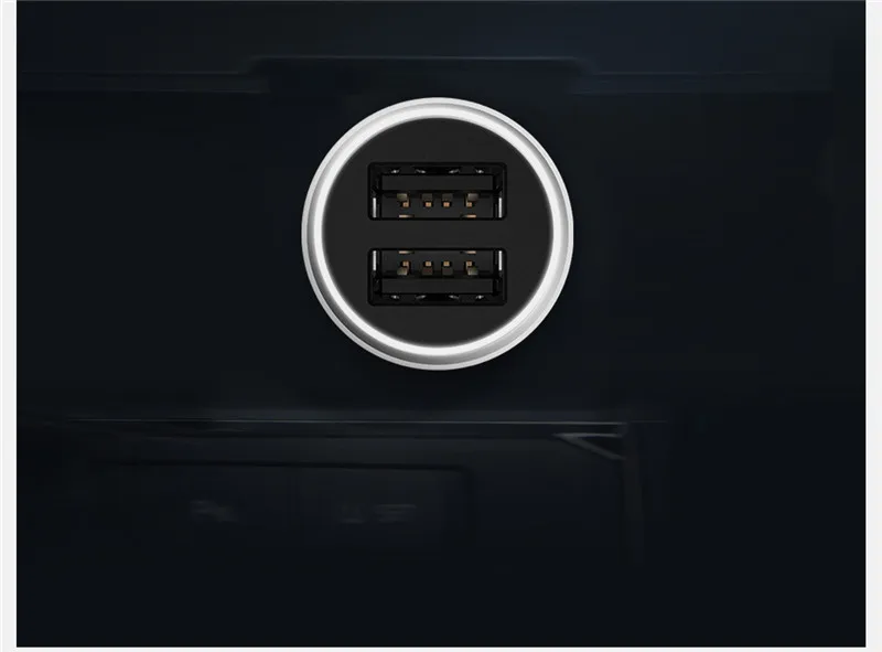 Оригинальный двойной USB Автомобильное зарядное устройство Xiaomi 18 Вт Быстрая