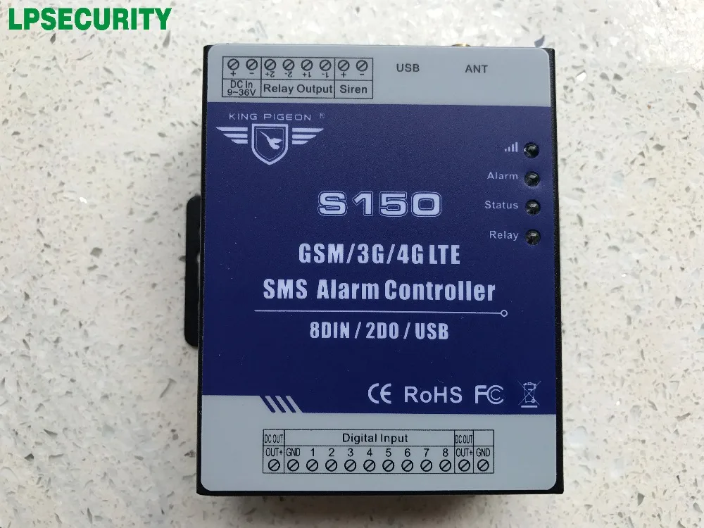 Метеостанция с GSM SMS управлением ler S150 8I/2O/USB портами дистанционное управление