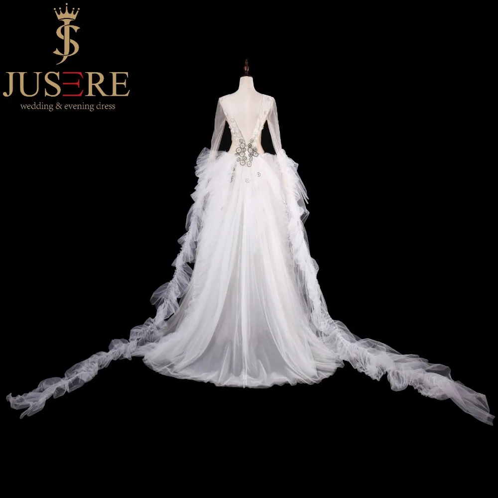 Рисунок 4 - Женское свадебное платье со шлейфом JUSERE