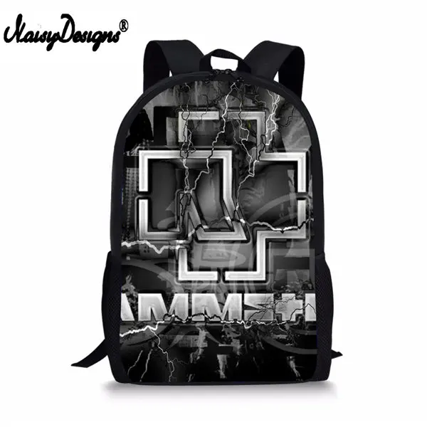 LMXL0195C NOISYDESIGNS, заказной рюкзак для мальчиков, тяжелый рок-металл, принт, школьные принадлежности, женские сумки, мужские рюкзаки для ноутбука - Цвет: LMXL0195C