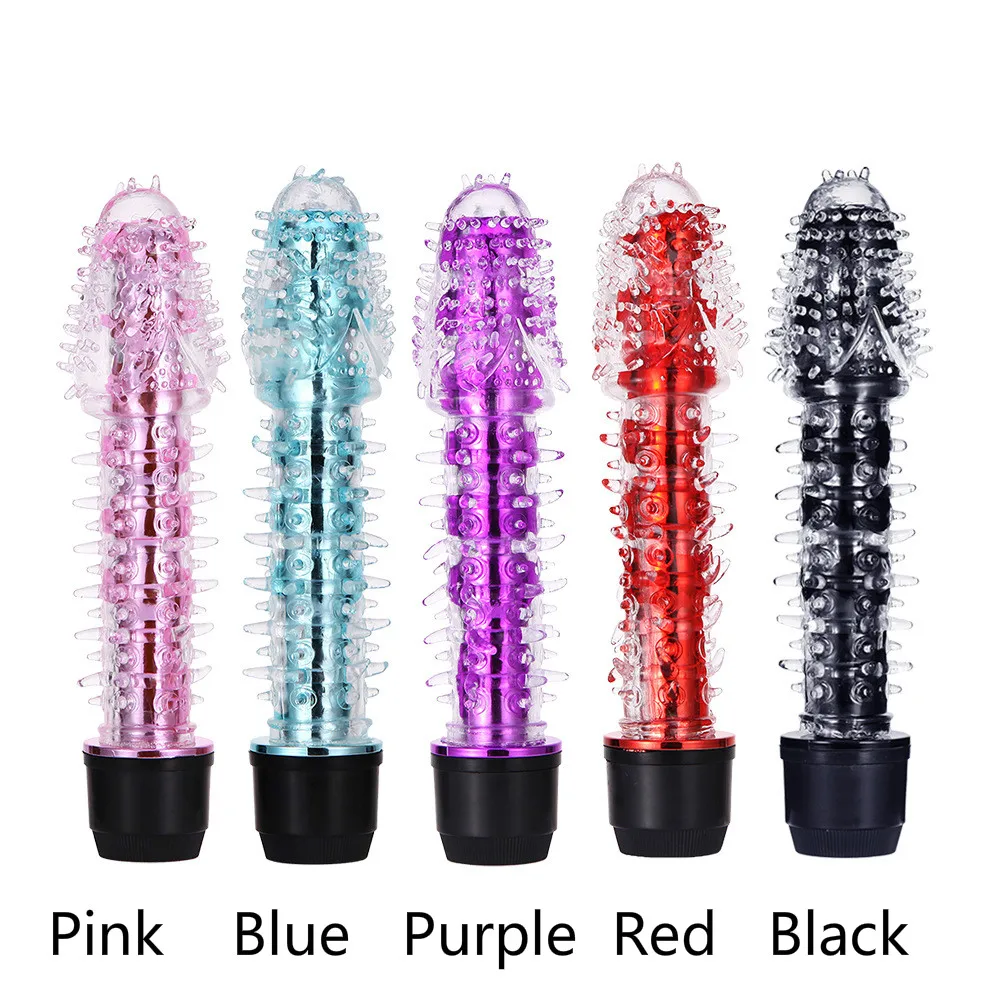 Волк AV Стик Вибратор с зазубринами светящаяся балка одиночный шок маленькая