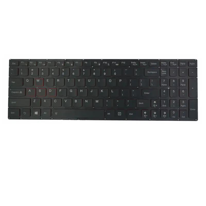 Новинка для lenovo Ideapad Y700 Y700-15 Y700-15ISK Y700-15ACZ Y700-17ISK Y700-15ISE английский США подсветкой Клавиатура ноутбука SN20H54489