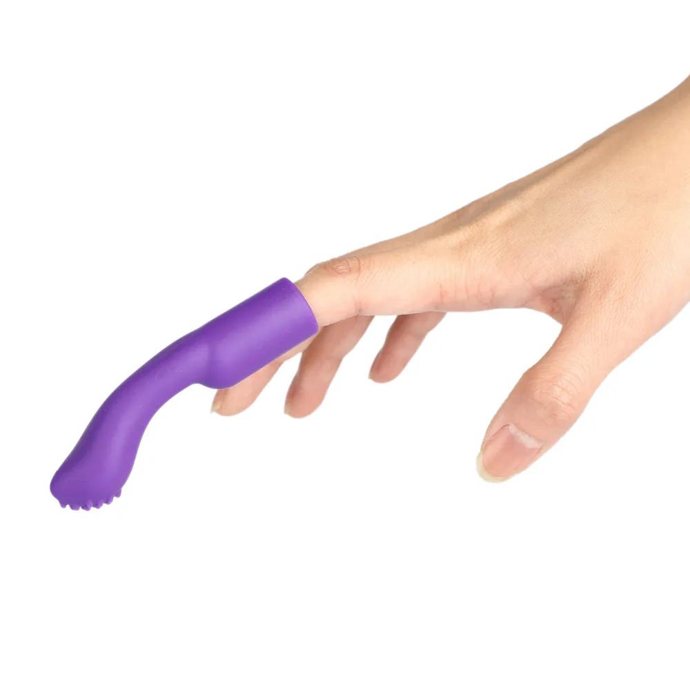 Силиконовый G Spot рукав для пальца Стимуляция клитора Женский Вибратор товары