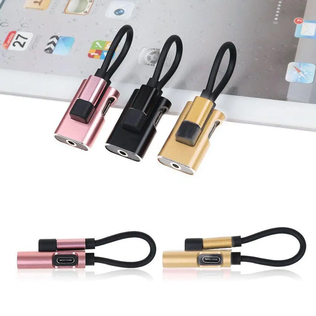 Микро usb type C 3 5 мм разъем адаптер аудио стильный дизайн с отличительным видом.