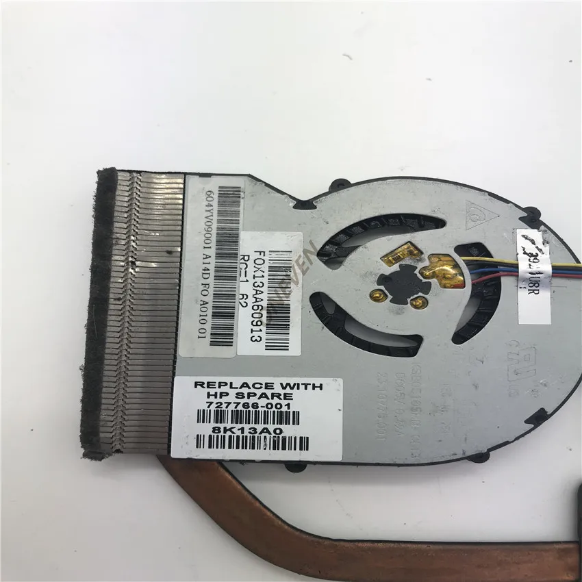 Подлинный вентилятор охлаждения процессора HP ProBook 430 G1 430G1 470 727766-001 DFS400805PB0T |