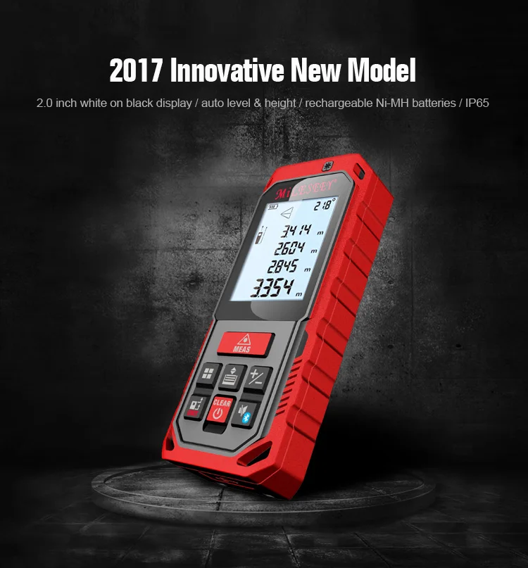 Новинка Mileseey S7/S2 50M Bluetooth Edition лазерный дальномер ручной цифровой лазерный дальномер измеритель расстояния