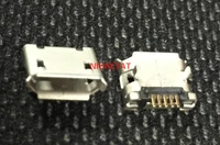 50pcs micro usb mini connector 5pin dip 2leg long needle 5p dip2 data port charging port mini usb connector for mobile end plug