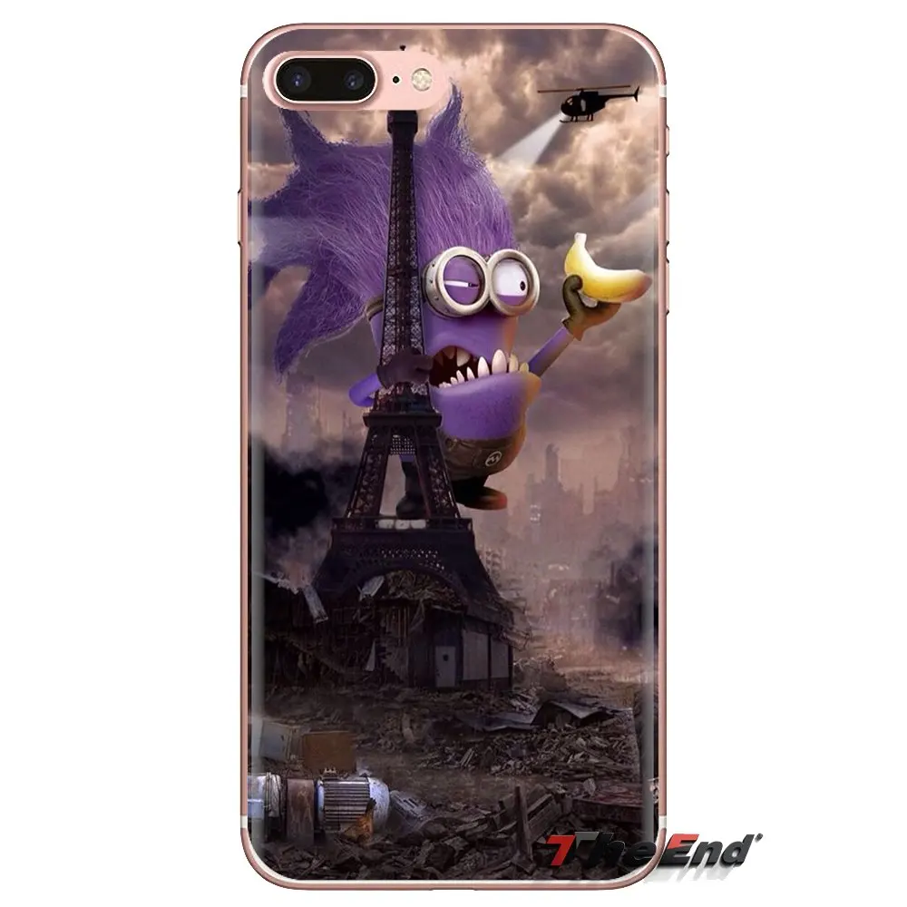 Purple minion wallpaper Art TPU Transparent Covers For LG Spirit Motorola Moto X4 E4 E5 G5 G5S G6 Z Z2 Z3 G2 G3 C Play Plus Mini |