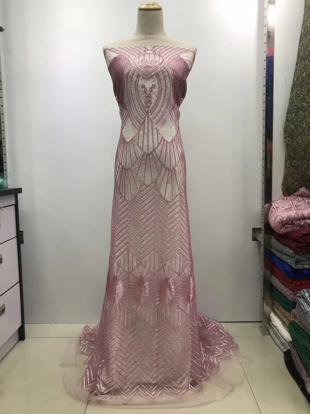 2019 новый стиль Африканский французская кружевная ткань Бесплатная доставка