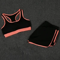2pcsset women new bra shorts sports outdoor yoga clothes ladies fitness quick drying breathable suits wholesale for female lady