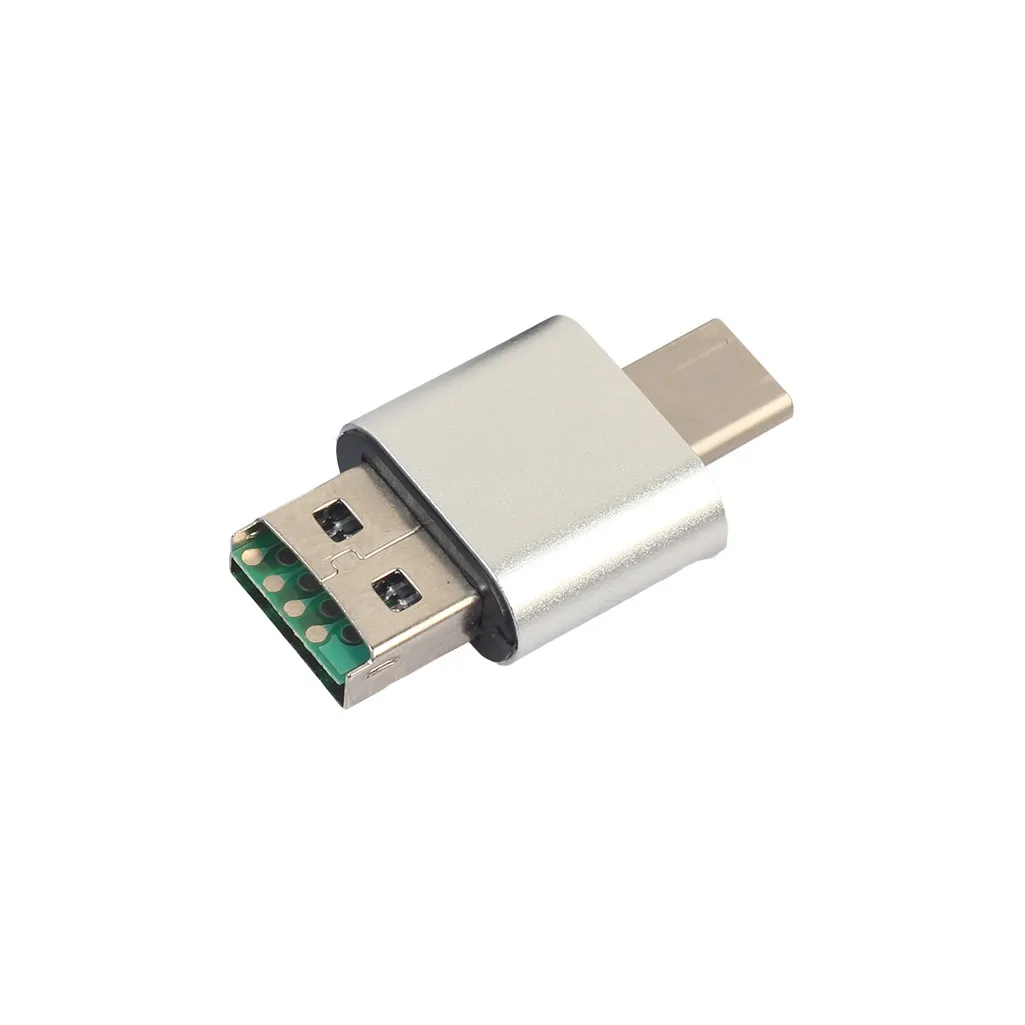 OTG type C к USB 2,0 Micro SD TF кард-ридер адаптер для Android Phone# T2