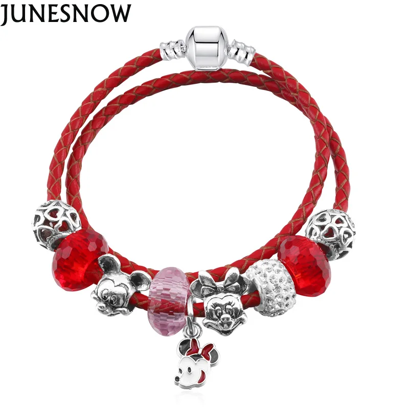 JUNESNOW 4 вида цветов хит продаж очаровательные браслеты и браслет ветряная
