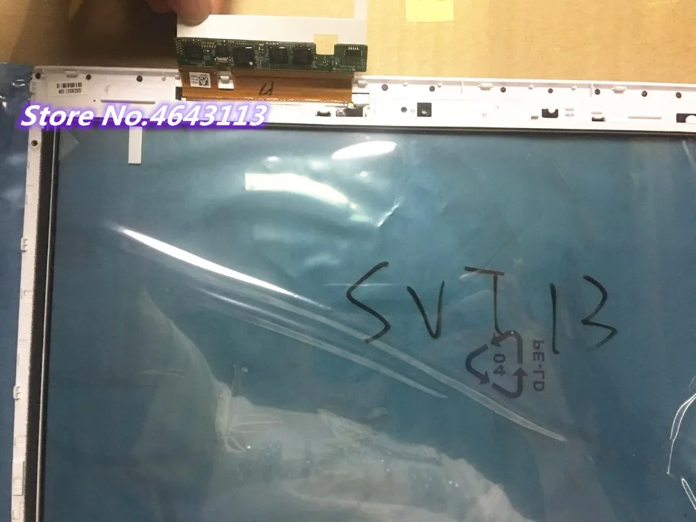 Стекло для сенсорного экрана ноутбука + дигитайзер рамка Sony Vaio T13 SVT13 SVT131A11L |