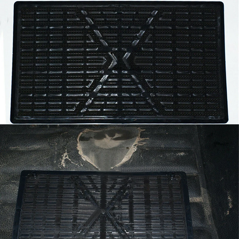 Универсальный черный автомобильный коврик для пола пятки накладка ног педали 25