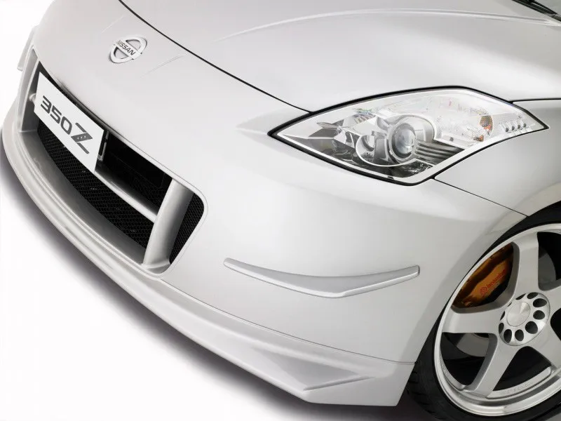 Передний бампер из стекловолокна 350z FRP утро Nismo Style Version 2 Racing Splitter Trim Z33 Body Kit