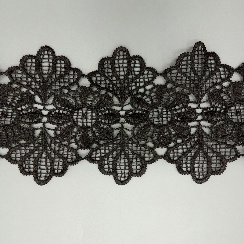 

9cm Soft Elegant Elastic Lace Trim Fabric Ribbons Tape DIY Sewing Garment Wedding Decoration Accessories White Black Lace Trimmi