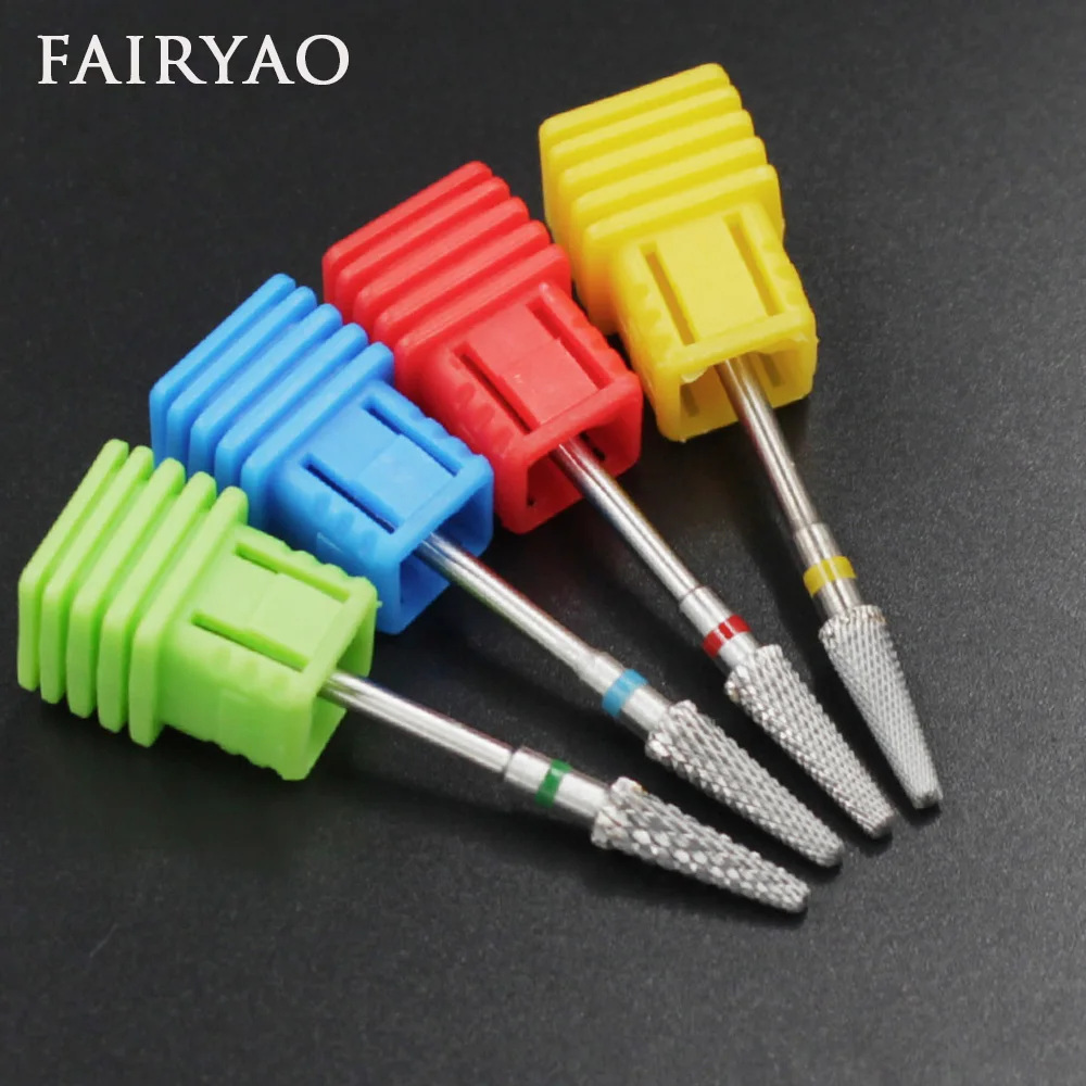 Фреза для маникюра фреза из вольфрамового сплава 1 шт. фрезы ногтей инструменты