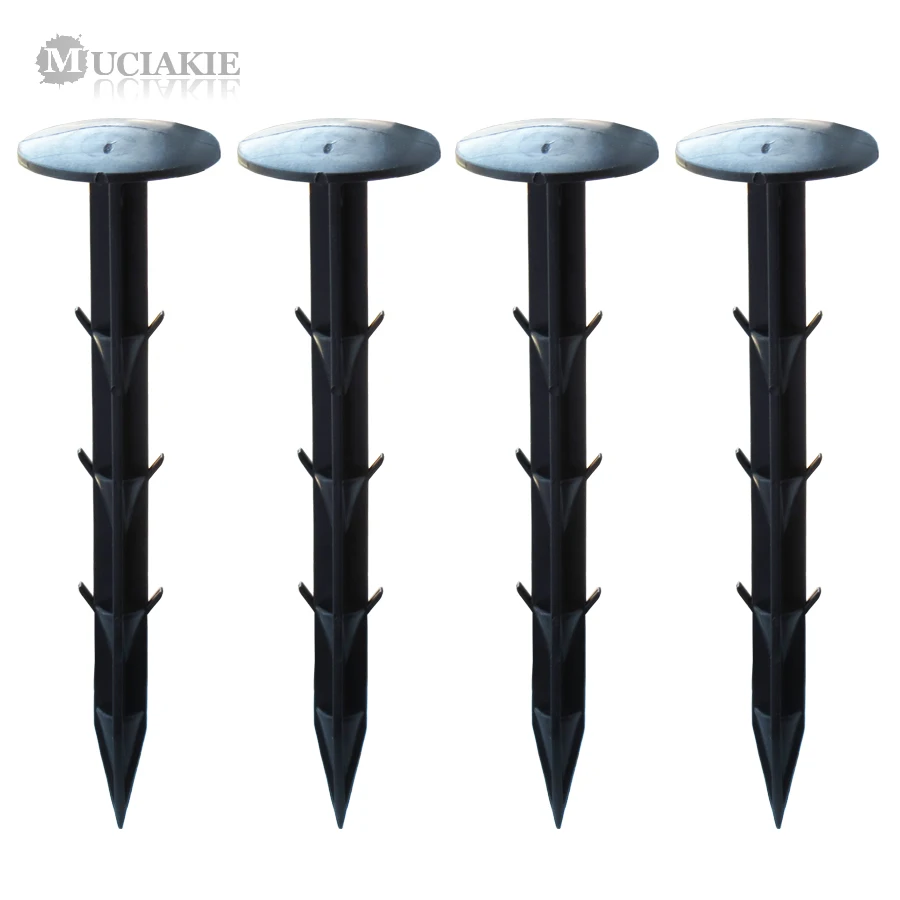 MUCIAKIE 50PCS 16cm Plastic Barb Gourd Stakes Cover Fixed Anchor Peg Garden Greenhouse Shading Net Anti Bird Netting Stake | Дом и сад