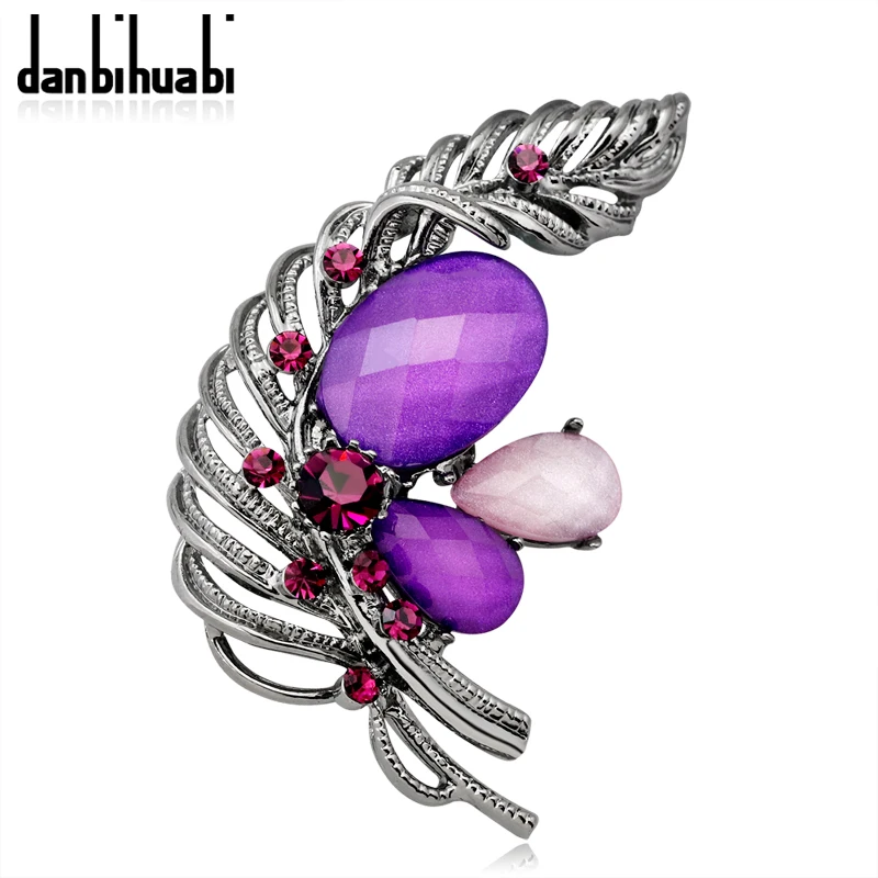 Натуральный Опал Камень Модные букеты пистолет черные броши булавки для женщин