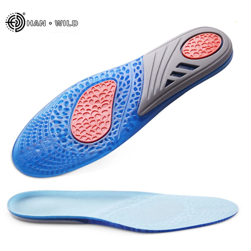 

Silicon Gel Insoles Foot Care for Plantar Fasciitis Heel Spur Running Sport Insoles Shock Absorption Pads arch orthopedic insole