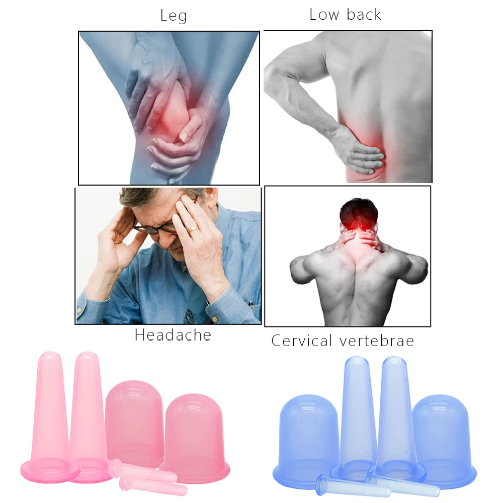 

SPEQUIX Silicone Massage Cups Vacuum Cup Massage Jar Visage Gezicht Cup Facial Back Body Masager Suction Cup Relaxation