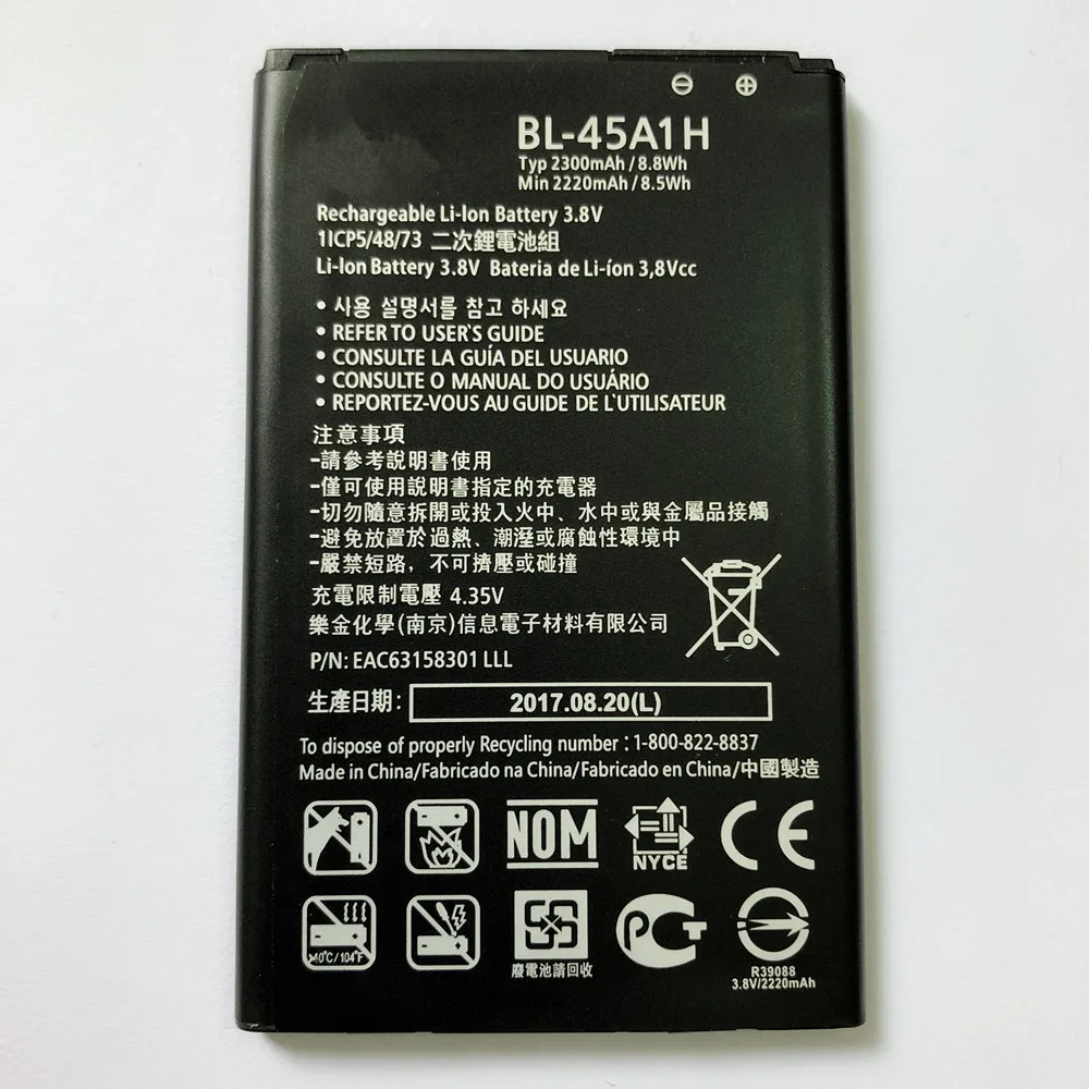 Новый для LG BL 45A1H Батарея K10 LTE F670L F670K F670S F670 Q10 K420N 2300 мА ч|Аккумуляторы мобильных