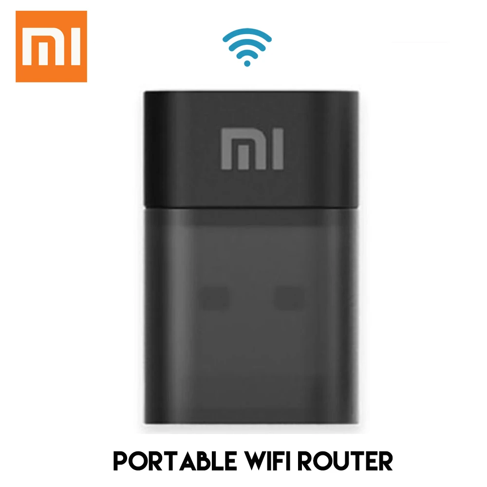 Оригинальный Xiao mi 150 Мбит/с usb питанием ni портативный WiFi адаптер маршрутизатор для