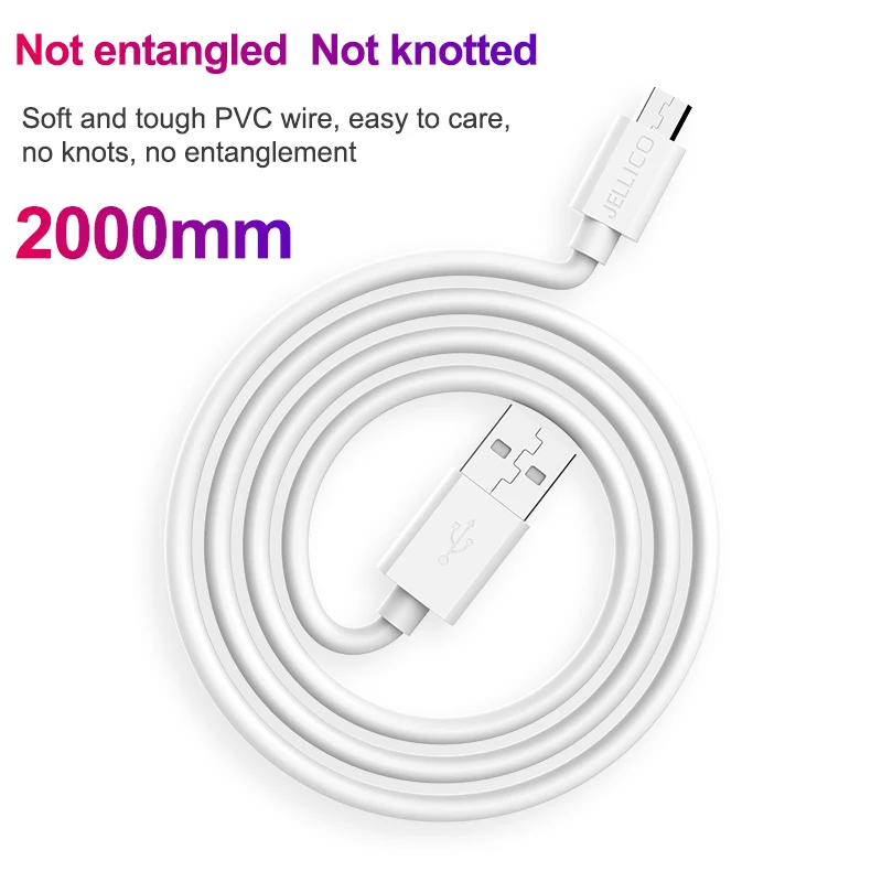 Jellico Быстрая зарядка Micro USB кабель для samsung huawei Xiaomi LG Andriod Microusb Кабели мобильных
