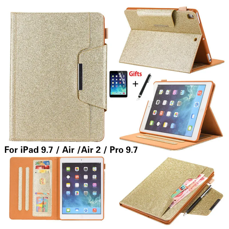 Блестящий Магнитный чехол для Apple iPad 9 7 2018 2017 подставка IPad Air 2 Pro чехлы с