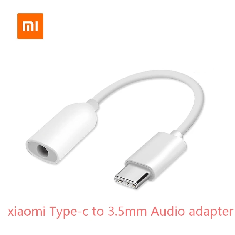 Оригинальный адаптер usb type c на 3 5 мм кабель aux для аудиоконвертера xiaomi mix 2 2s max mi 6 8