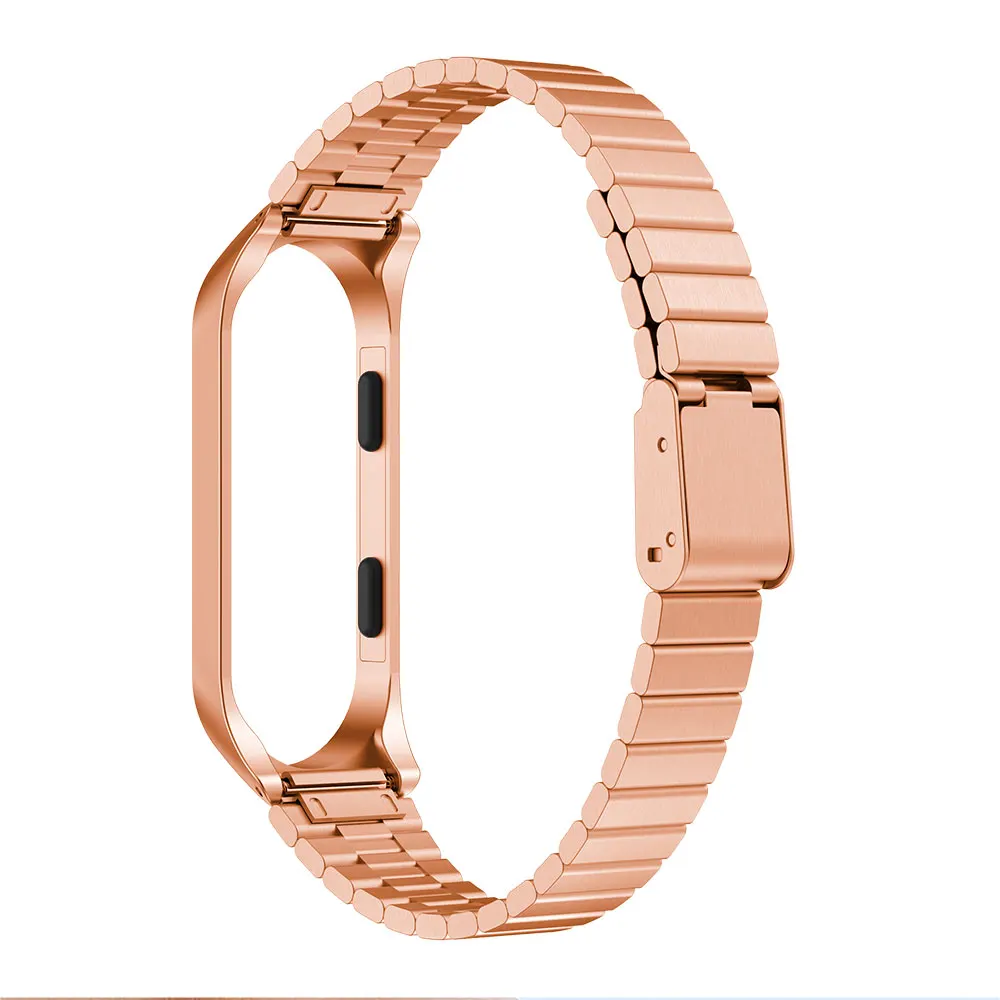 MIband 3/4 smart watchbands+Metal Case Strap For Xiaomi Mi band Bracelet Accessories Stainless Steel Replacement wristband | Наручные